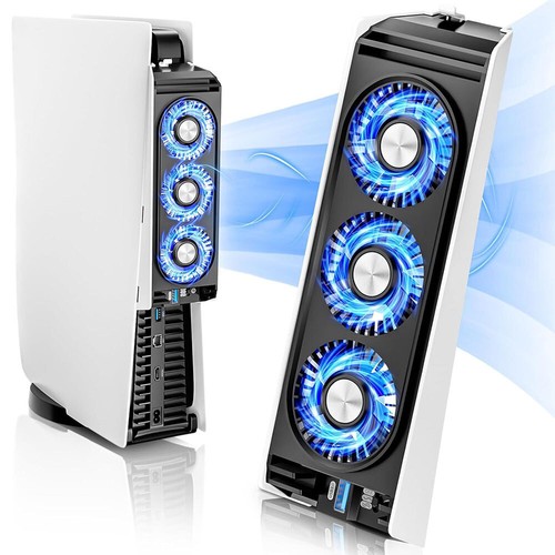 Led cooling fan for ps5 - led,